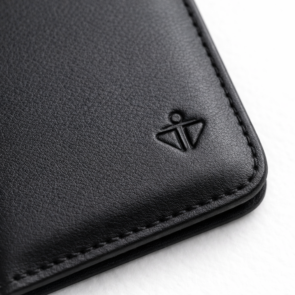 T101 — Portefeuille Minimaliste en Cuir Italien