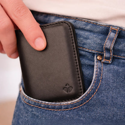 T101 — Portefeuille Minimaliste en Cuir Italien
